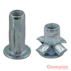 Champion - M8 STEEL CROSS RIVET NUTS - 50 PACK | SCN8-50