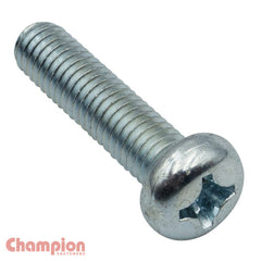 Champion - MACHINE SCREWS PAN PHILLIPS M6 x 35mm ZINC PLATED | CMS23
