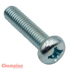 Champion - MACHINE SCREWS PAN PHILLIPS M3 x 25mm ZINC PLATED | CMS5