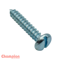 Champion - SELF TAPP SCREWS PAN SLOT 6.3 x 19mm ZINC PLATED | CST18