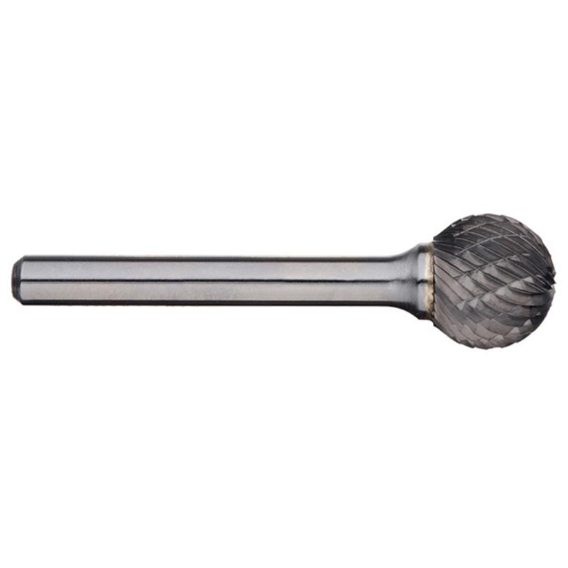 Alpha-1/2In Ball Carbide Burr - 6In Long