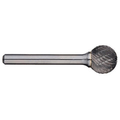 Alpha-1/2In Ball Carbide Burr - 6In Long