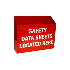 Uniform Safety Signs - 370x300mm Steel - SDS Indoor Station (x100mm Deep) Suits x2 SDS Folders | SDS250