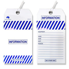 Maxisafe - Safety Tag "Information" | SDT102