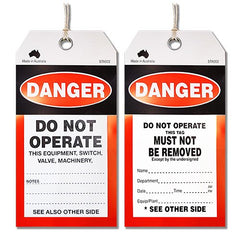 Maxisafe - Safety Tag "Danger Do Not Operate" | SDT104