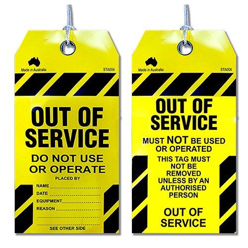Maxisafe - Safety Tag "Out Of Service" | SDT50