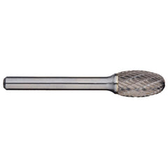 Alpha-1/2In Oval Carbide Burr - 6In Long