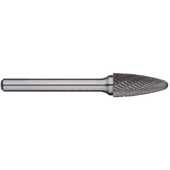 Alpha-1/2In Tree Radius Nose Carbide Burr - 6In Long