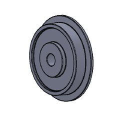 Richmond Rolling Solutions - SF1299 50MM PLAIN BORE STEEL WHEEL | 037SF1299DV