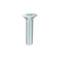 Bremick - Flat Head Socket Screw Zinc ISO M5 x 12mm (Box of 100)