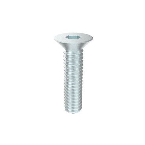 Bremick - Flat Head Socket Screw Zinc ISO M10 x 25mm (Box of 100)