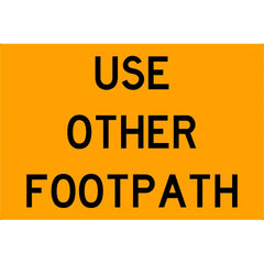 Uniform Safety Signs - 900x600mm - Aluminium - Class 1 - Use Other Footpath | SG504-ALUM