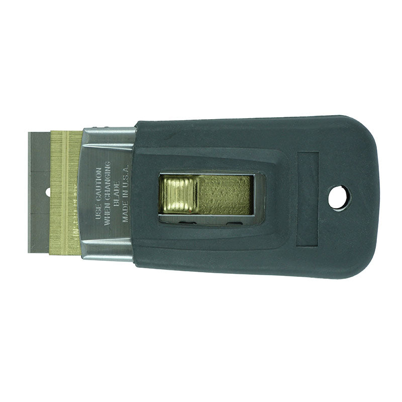 Sterling-Metal Scraper With Rubber Soft Grip.
