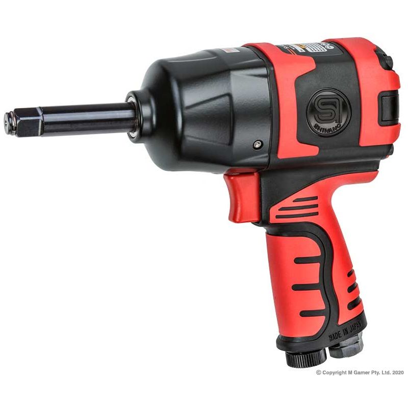Shinano - 1/2" Impact Wrench with 2" extended anvil | SI1492B