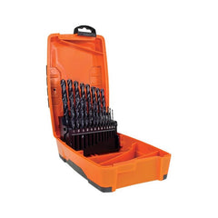 Alpha-21Pce Black Imperial Alpha Tuffbox Drill Set 1/16-3/8In