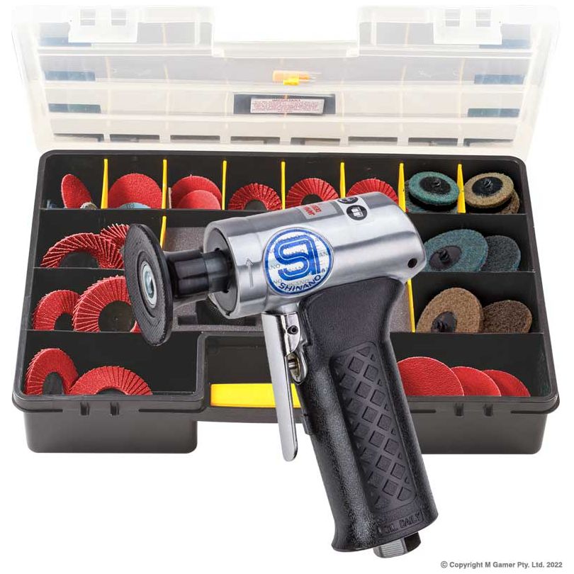 Shinano - Quick Change 50 x 75mm Sanding & Abrasive Kit | SI2201KIT1