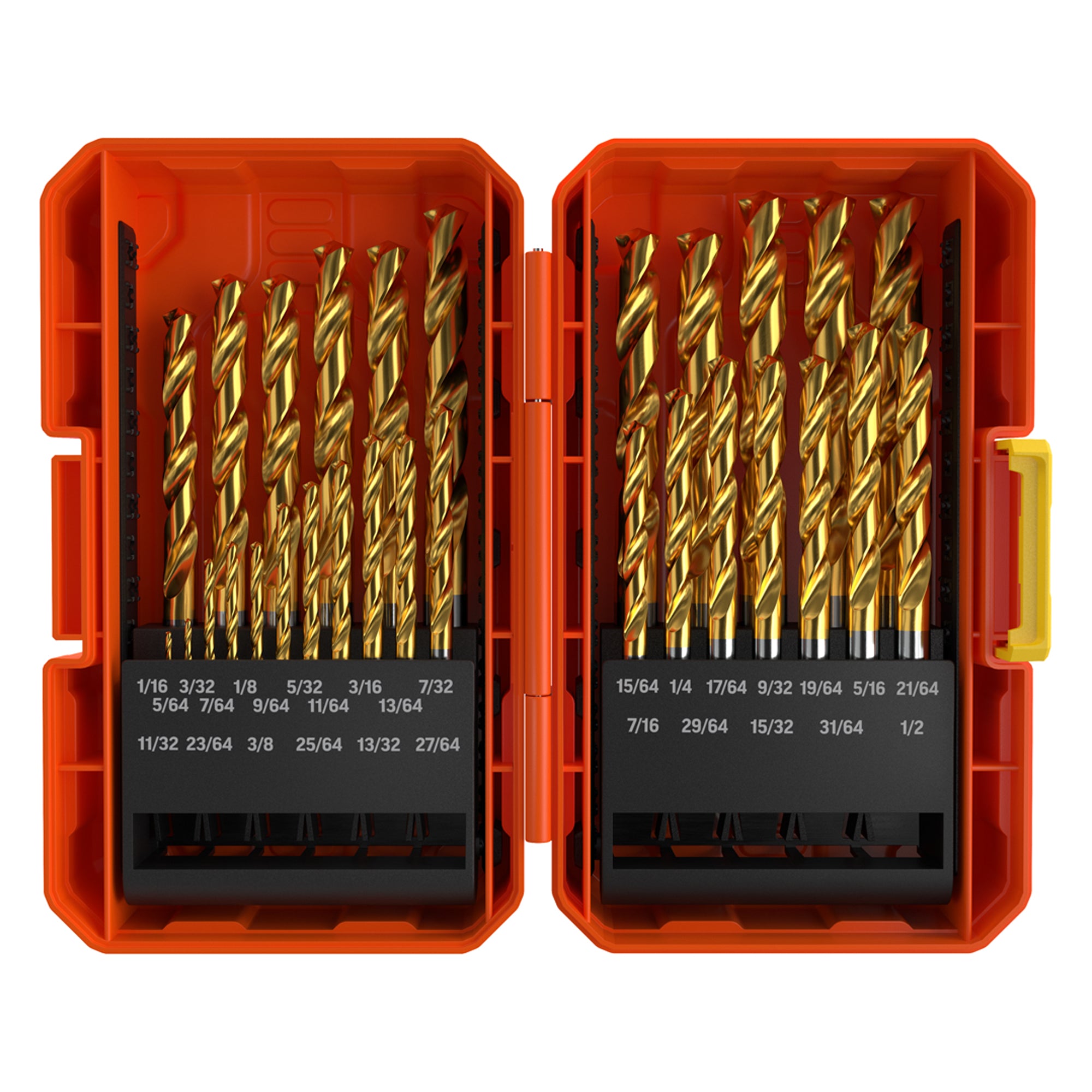 Alpha 29 Pc Gold Series Imperial Tuffbox Pro Drill Set