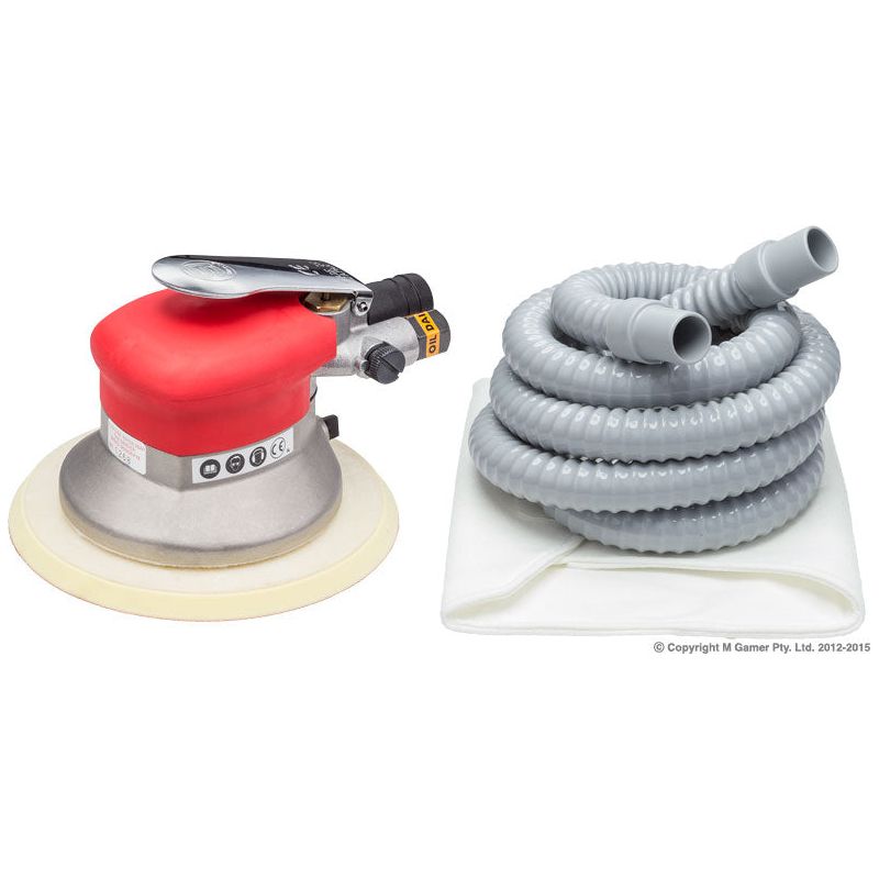 Shinano - 6" Dual Action Sander - Palm Grip - Dust Free | SI3113-6A