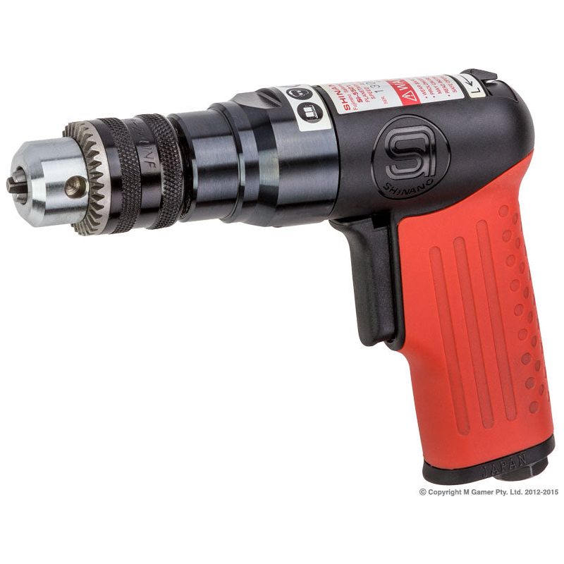 Shinano - 3/8" Geared Variable Speed Keyed Drill | SI5501