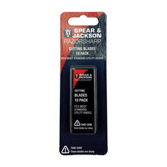 Spear & Jackson - Blades Utility Suit Any Retractable Knife Pk 10 Blades | SJ-1750BP10