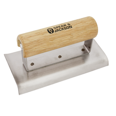 Spear & Jackson Edger Cement 150mm Stainless Steel Blade -Timber Handle