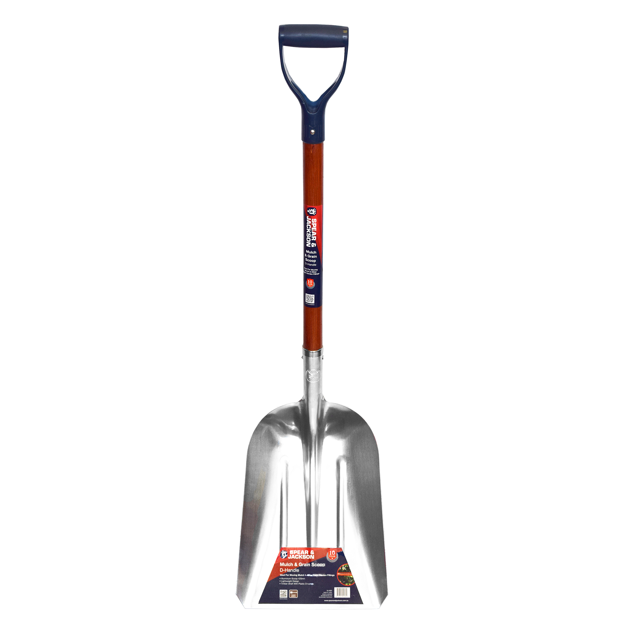 Spear & Jackson - Scoop Mulch Timber Handle Poly D-Handle | SJ-ASD