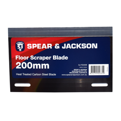 Spear & Jackson Scraper Floor Blade 200mm Carbon Steel To Suit SJ-Fs200