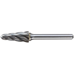 Alpha-5/8In Included Angle Carbide Burr, 1/4In Shank Dia. - Aluminium Cut