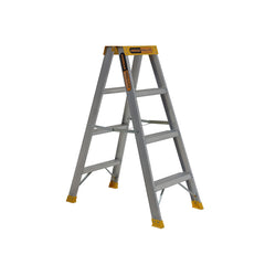 Gorilla - Double sided A-frame ladder 4 Step (1.15m) Pro-Lite Aluminium 150kg Industrial | SM004-PRO
