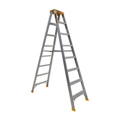 Gorilla - Double sided A-frame ladder 8 Step (2.35m) Pro-Lite Aluminium 150kg Industrial | SM008-PRO