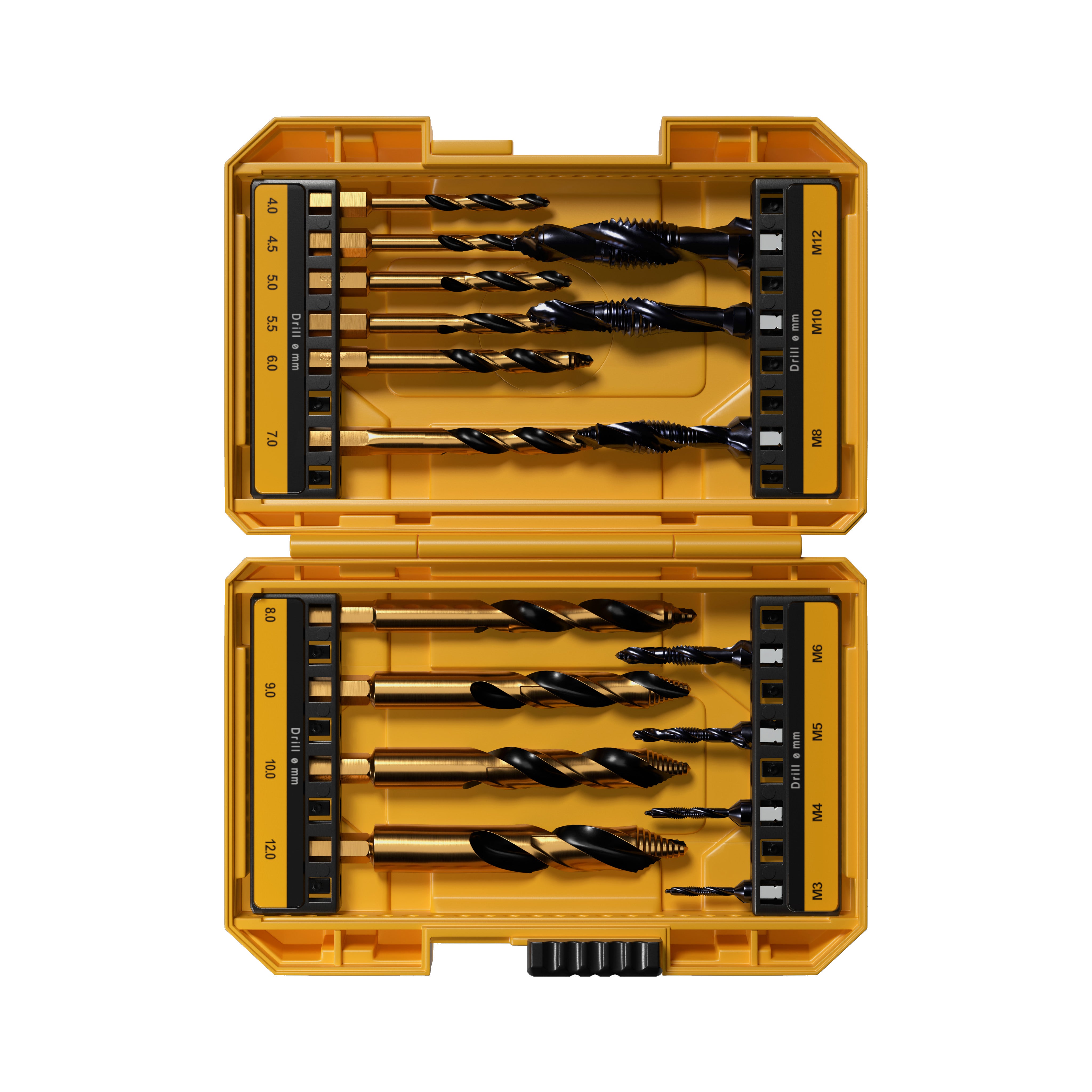Alpha 17 Pc Onsite Plus Impact Step Tip Drill Set & Combination & Tap M3-m12