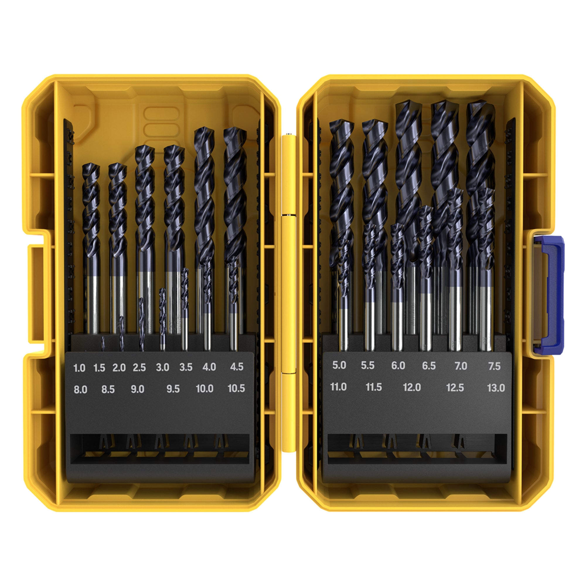 Alpha 25 Pc Stainless Plus Metric Tuffbox Pro Drill Set
