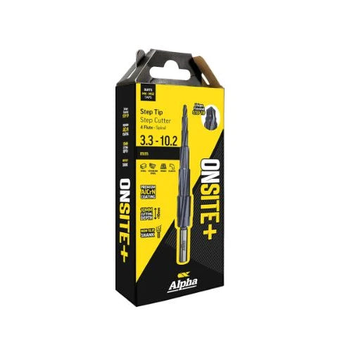 Alpha 3 Pc Onsite Plus Step Cutter Tuffbox Pro Set Bonus 120ml Lubricant