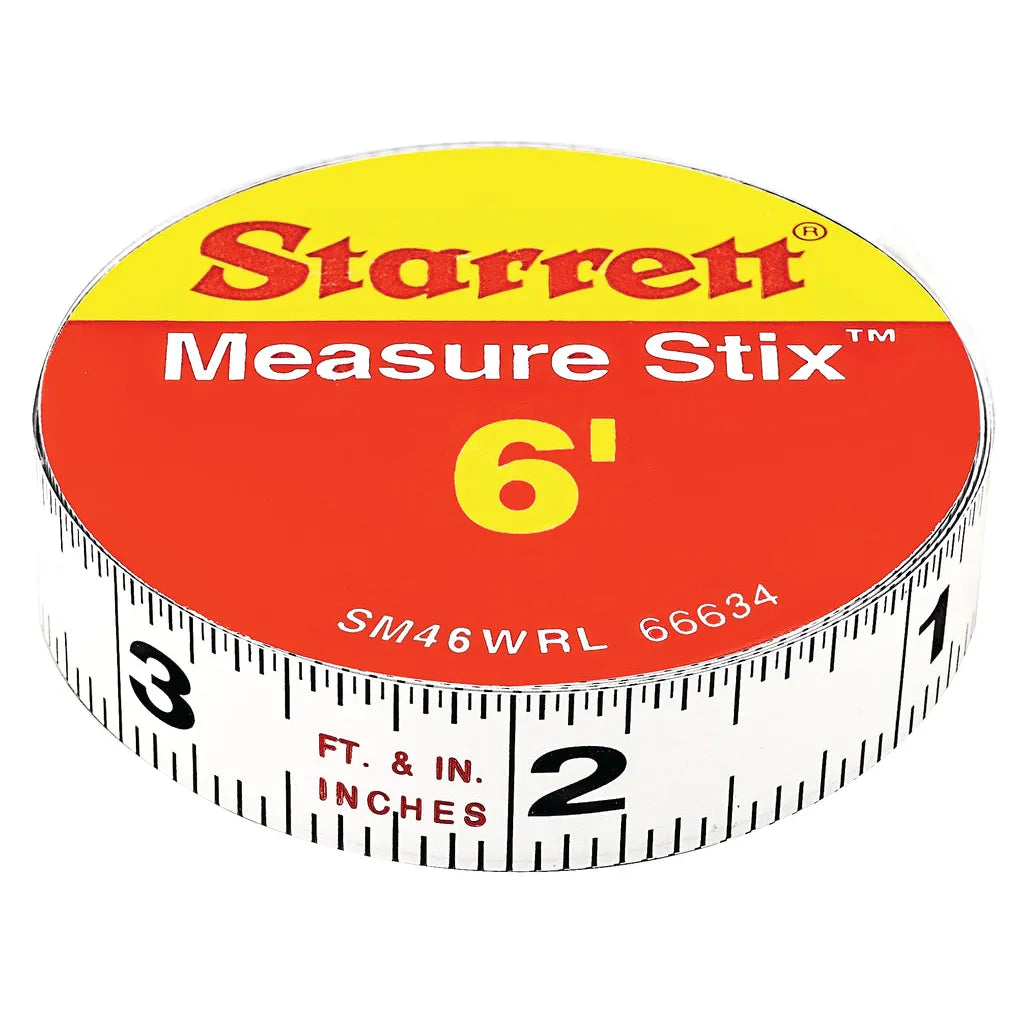 Starrett - StarrettMEASURE STIX 1/2 x 6FT | SM46WRL