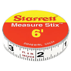 Starrett - StarrettMEASURE STIX 1/2 x 6FT | SM46WRL
