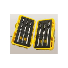 Alpha 6 Pc Onsite Plus Reduced Shank Tuffbox Pro Drill Set Bonus 120ml Lubricant
