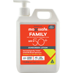 Maxisafe - Spf 50+ Sunscreen - 1Ltr Pump | SMB653-50
