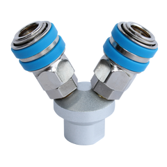 SP Air - Air Tool Fitting - Coupler Two Way 1/4"F Thread Nitto Style | SMVC