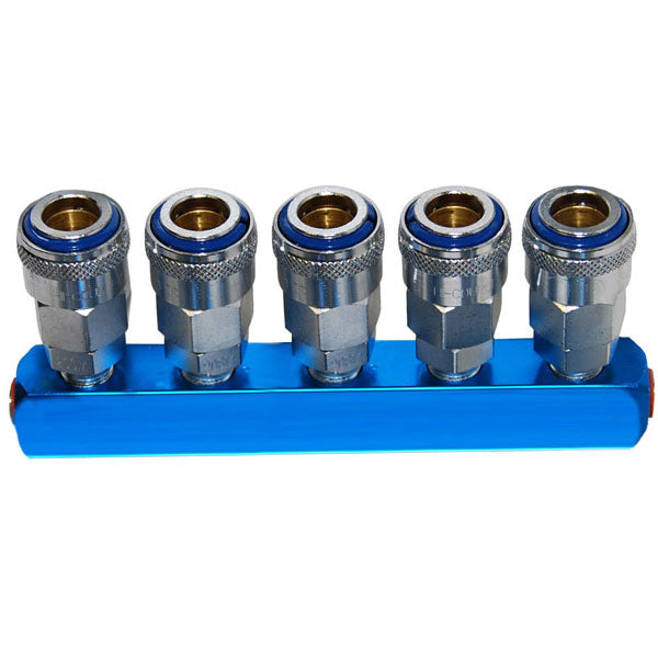 ITM - THB MANIFOLD 5 WAY SINGLE ACTION COUPLER | SMX-5
