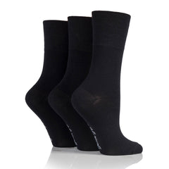 Maxisafe - Black Ladies Bamboo Socks - Black | FBS853