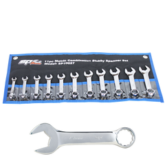 SP Tools - Spanner Set - Roe Quad Drive Stubby Metric 11pc | SP10027