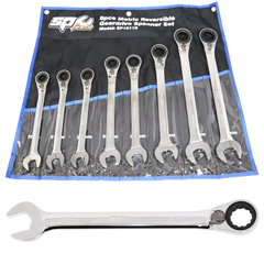 SP Tools - Spanner Set - Roe Geardrive/Quad Drive Reversible Jumbo Metric 8pc | SP10118
