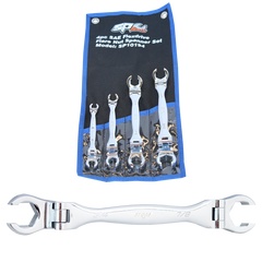 SP Tools - Spanner Set - Double Flare Nut Flex Head 4pc Sae | SP10194