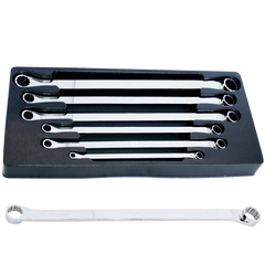 SP Tools - Spanner Set - Double Ring Long 6pc Metric | SP10236