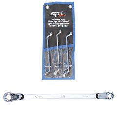 SP Tools - Brake & Clutch - Spanner Set Ring 6Pt 75 Degree Offset 3pce | SP10423