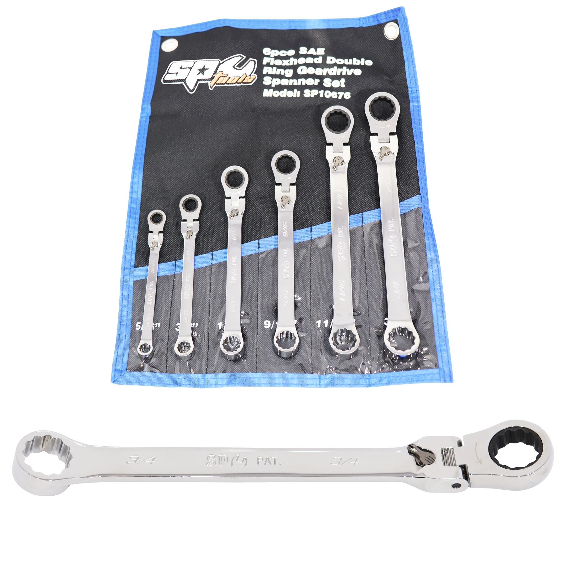 Sp Set SP Tools - Spanner Set - Double Ring Geardrive Locking () | SP TOOLS ...