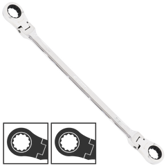 SP Tools - 1/4" x 5/16" Spanner Ex Long Flex Double Ring Stand Out Geardrive | SP17952