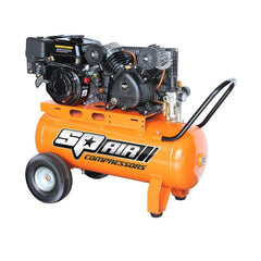 SP Tools - Compressor - 6.5 HP Petrol Belt Drive 60Lt Tank | SP17P