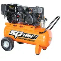SP Tools - Compressor - 6.5Hp Petrol Belt Drive 60Lt Tank | SP17P