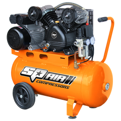 SP Air - Compressor - 3Hp Belt Drive 60Lt Tank | SP17